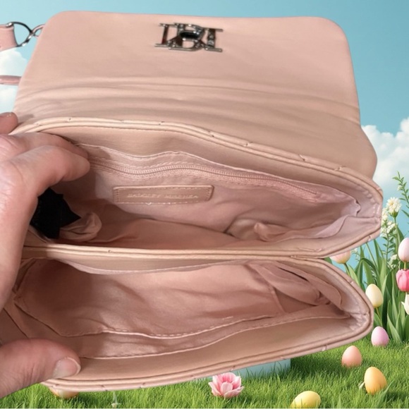 Badgley Mischka Pink/Blush Quilted Women's Bag, NWT✔️ - Picture 2 of 9